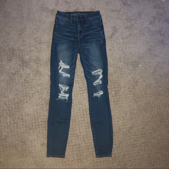 AMERICAN EAGLE RIPPED JEANS - Picture 2 of 3